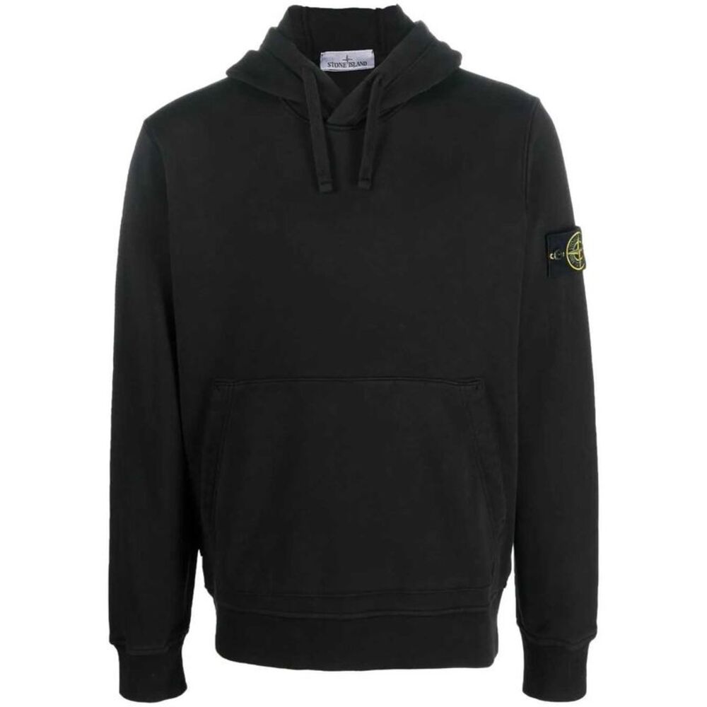 Stone Island Men Logo-Patch Hoodie